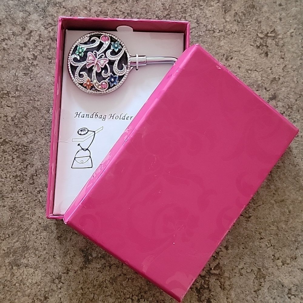 EMBELLISHED HANDBAG HOLDER - NEW - Picture 4 of 5